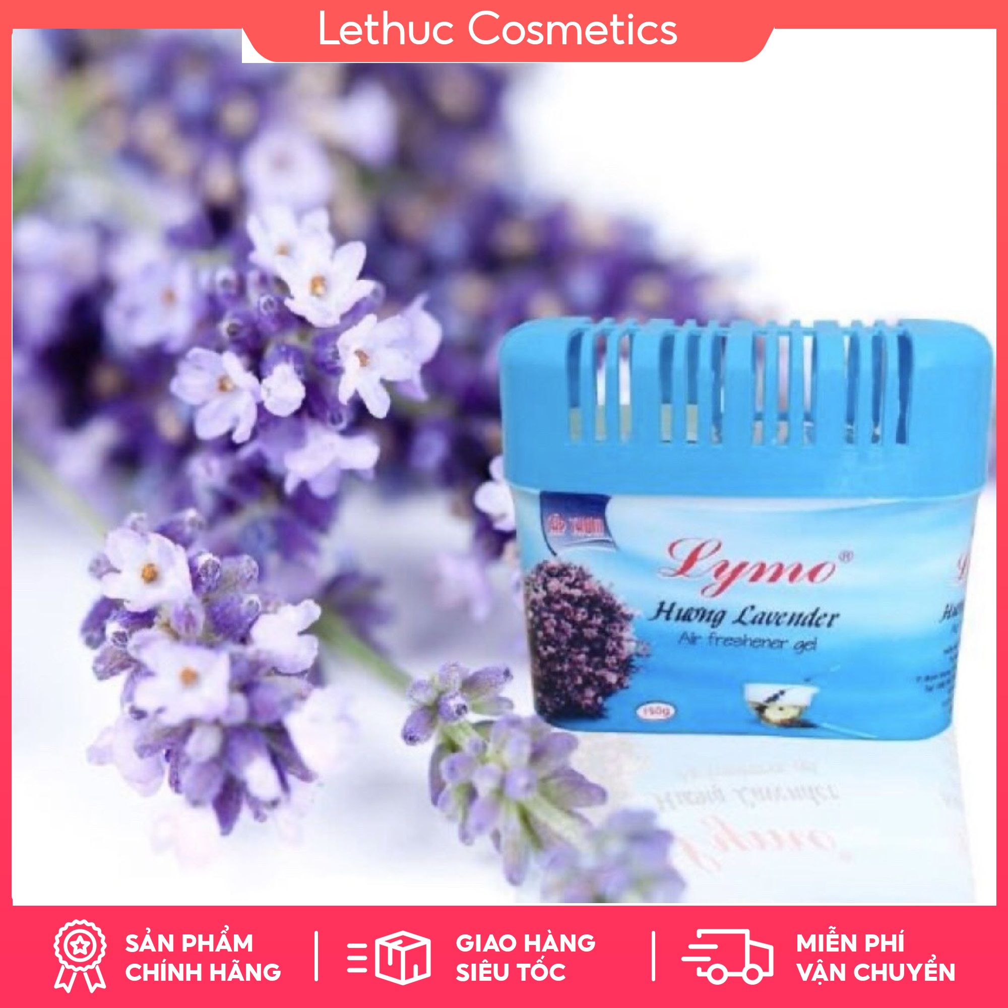 [LYMO] Sáp thơm Lymo 220gram hương Lavender sáp thơm phòng ,sáp thơm ô tô ,sáp thơm tủ đồ ,sáp khử mùi phòng quần áo ,ô tô....