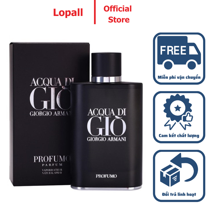 Nước hoa nam giò đen profumo 100ml lopall nam tính, nước hoa thơm quyến rũ