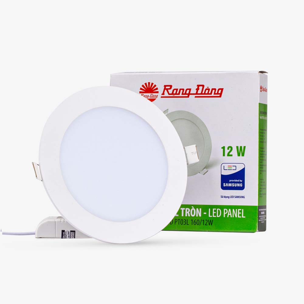 Đèn led âm trần downlight 12w/160 rạng đông