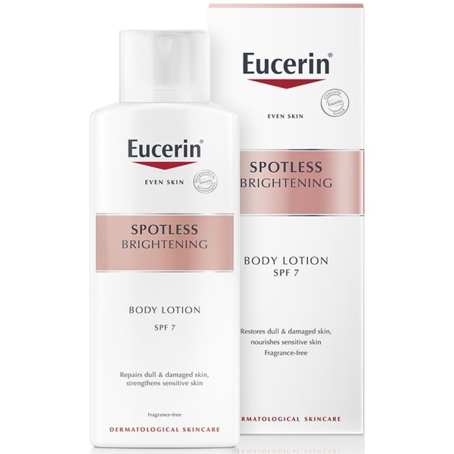 Sữa Dưỡng Thể Trắng Da Eucerin Spotless Brightening Spotless Body Lotion SPF7 Chai 250ml