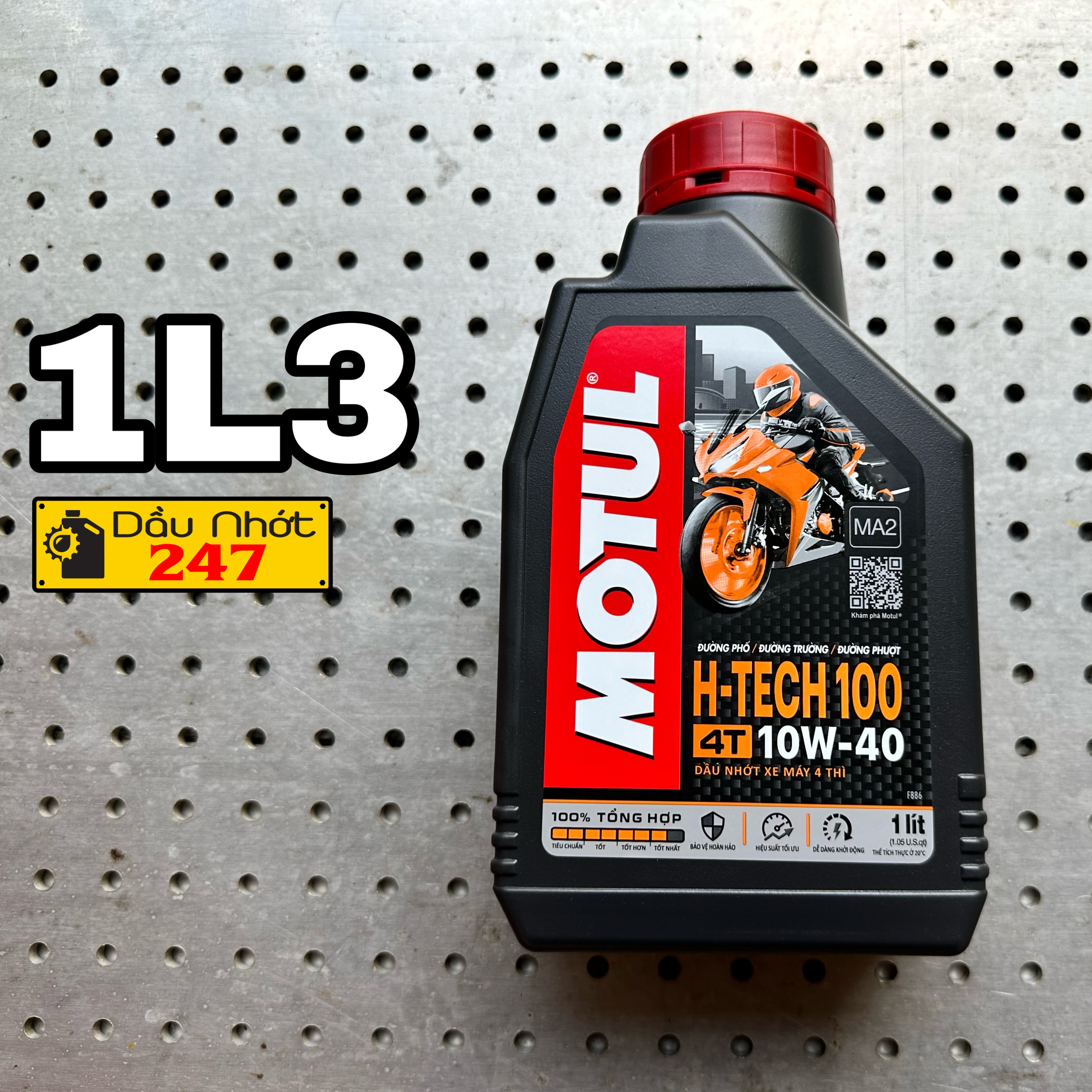 Combo 1l3 motul htech 10w40