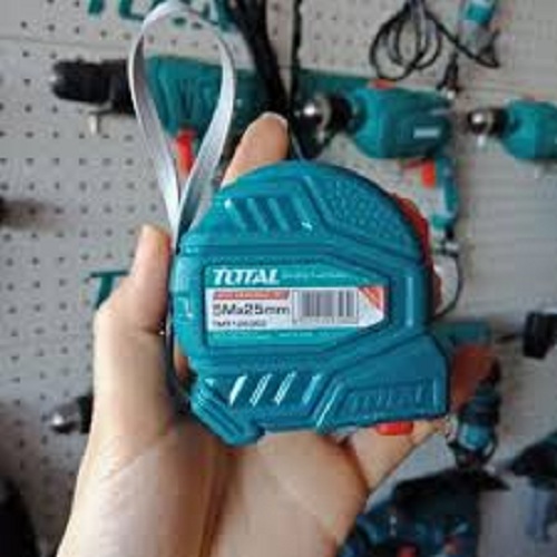 Total - 5mx25mm thước kéo thép nền vàng - tmt126352