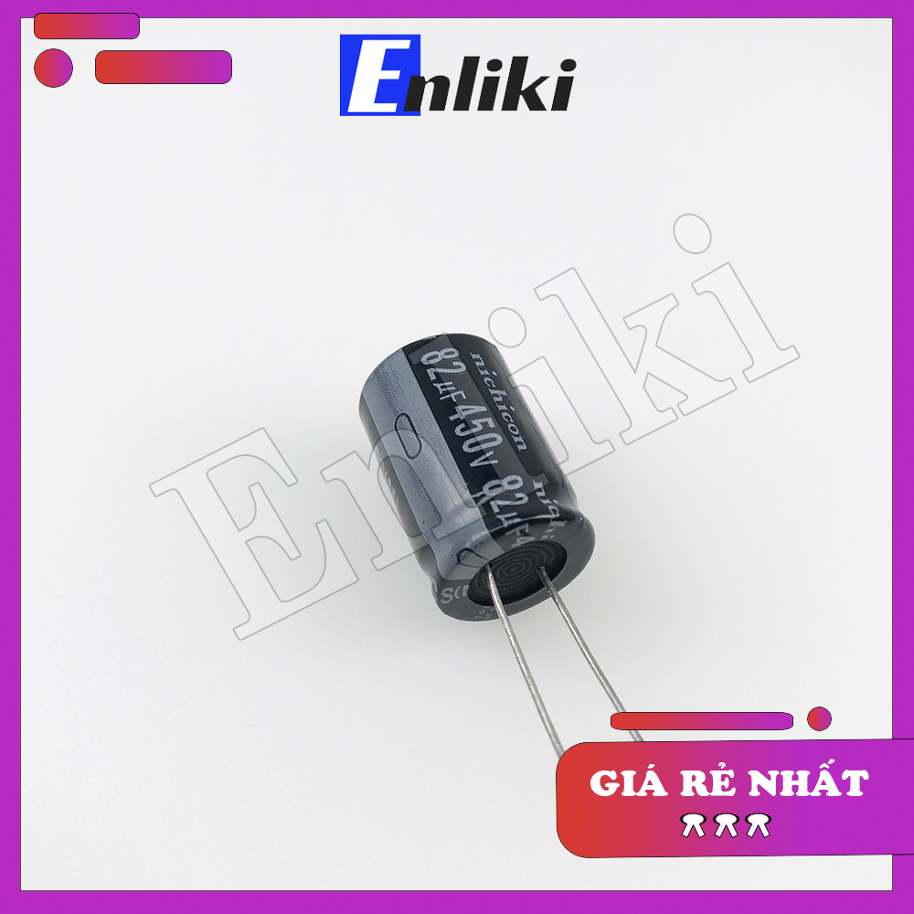 Tụ 82uf 450v kích thước 18x35mm