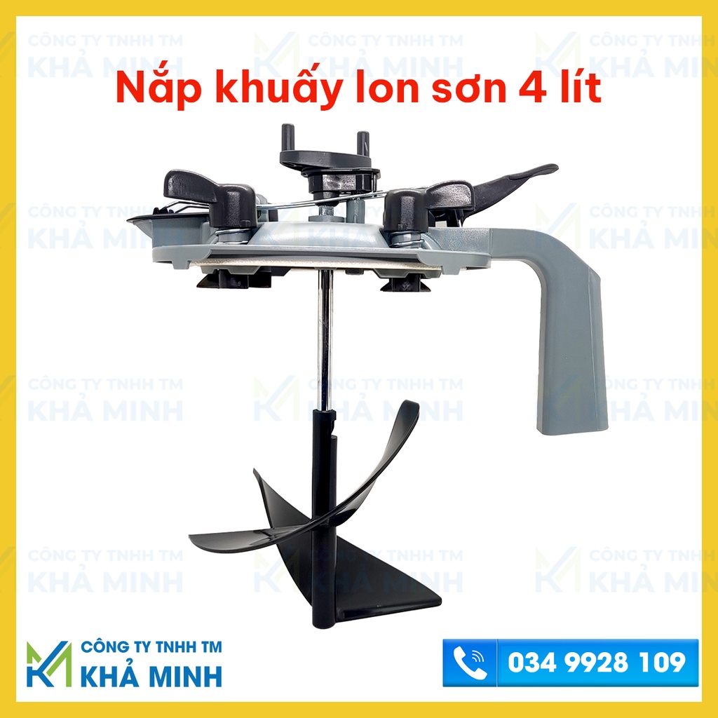 Nắp đậy cho máy khuấy sơn, nắp trộn sơn dùng cho lon sơn 4 lít