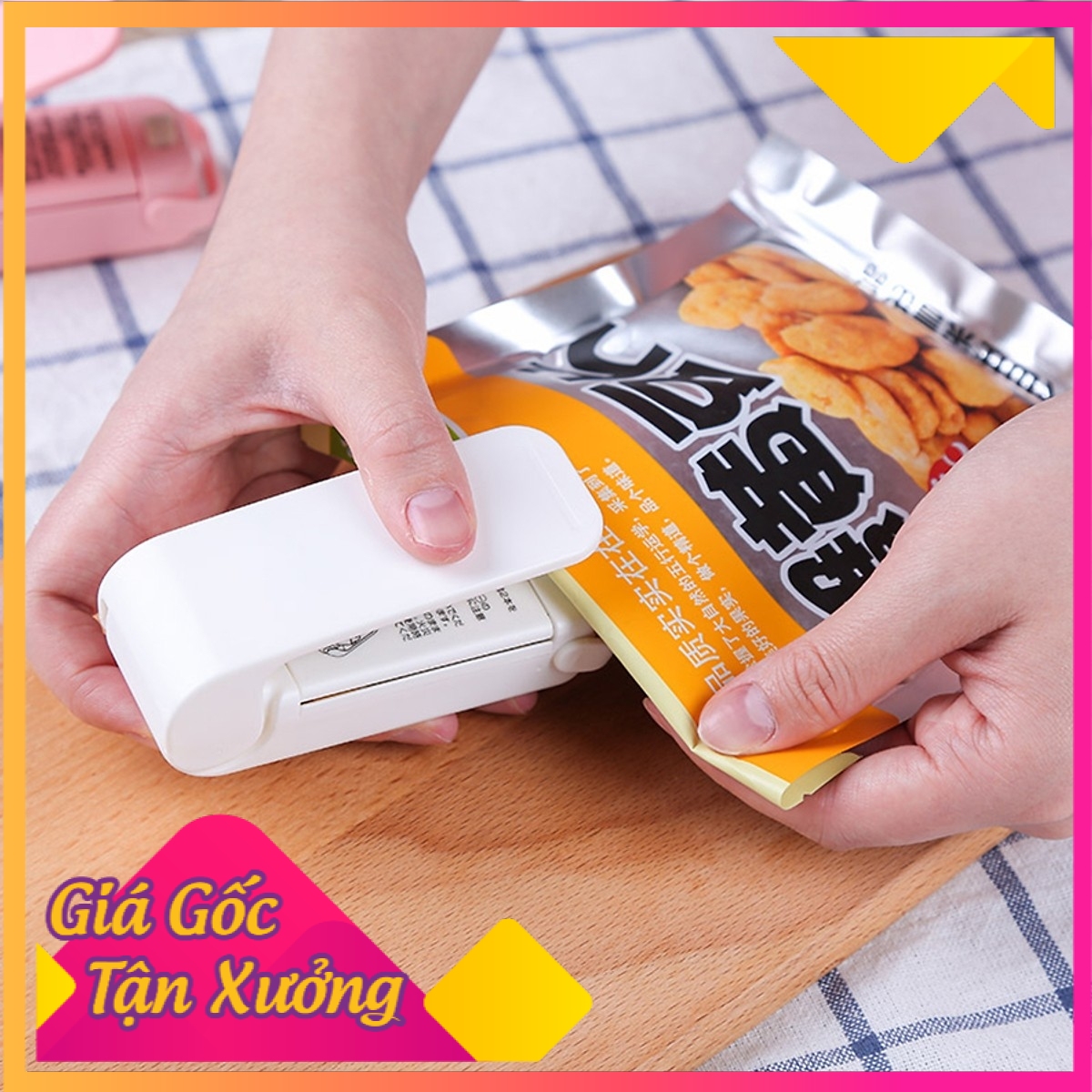 Hàng Hot Trend 2021 MÁY HÀN MIỆNG TÚI MINI XUẤT NHẬT - MÁY HÀN MIỆNG TÚI BẢO QUẢN THỰC PHẨM TIỆN LỢI