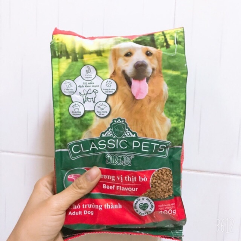 Thức ăn hạt cho chó classic pets 400g cho chó lớn