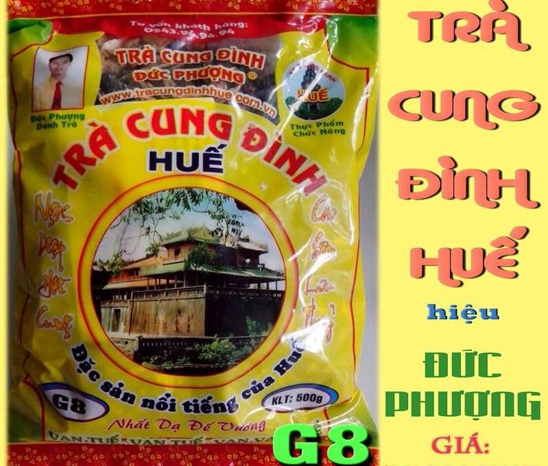500g Trà cung đình Huế G8 ( THANH NHIỆT , GIẢI ĐỘC, ĐẸP DA hiệu đức phượng chính hãng )