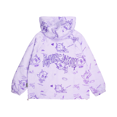 Áo khoác davies nữ dss jacket d devil ss2-purple-s