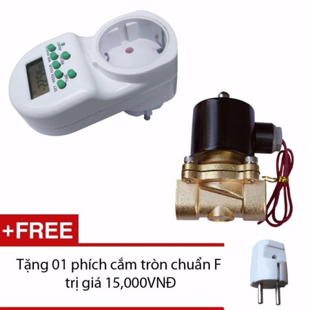 [HCM]Bộ tưới cây tự động AU-15 - phi 21mm + tặng phích cắm điện