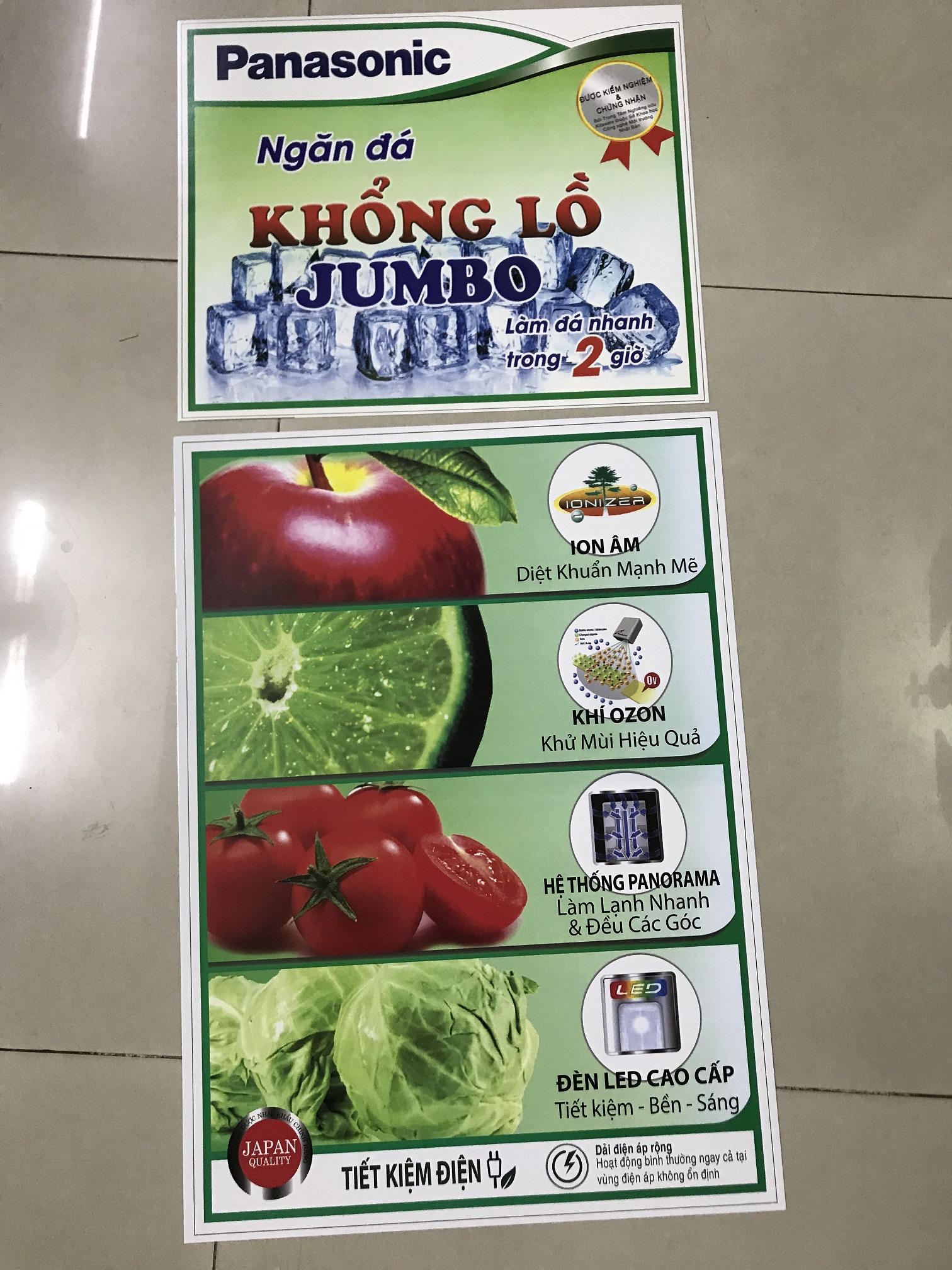 Combo 10 tem dán tủ lạnh Panasonic/ Com 10 miếng dán tủ lạnh Panasonic