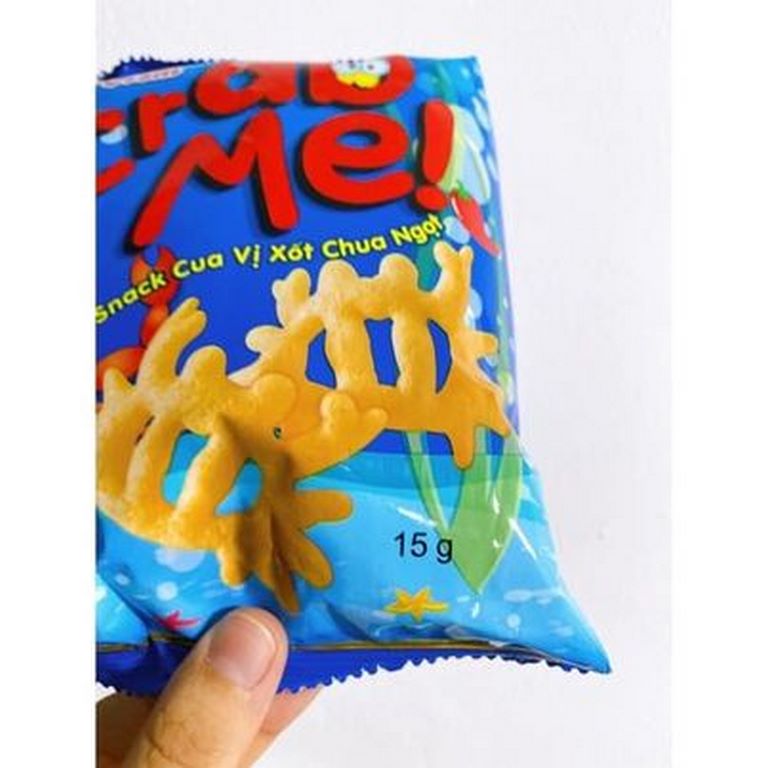 Bánh snack cua oishi - siêu ngon 2 gói