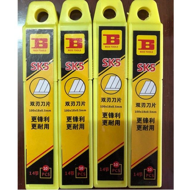 Hộp 10c lưỡi dao dọc giấy sk5 bosi - Linh Kiện Trung Quân