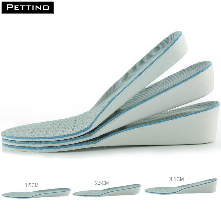 [VOUCHER 30K - MUA 2 GIẢM 5%] 01 cặp Lót giày nam, lót tăng chiều cao từ 1.5cm đến 3.5cm phù hợp cho cả giày cổ thấp và cổ cao nam, nữ PETTINO - LLTX02