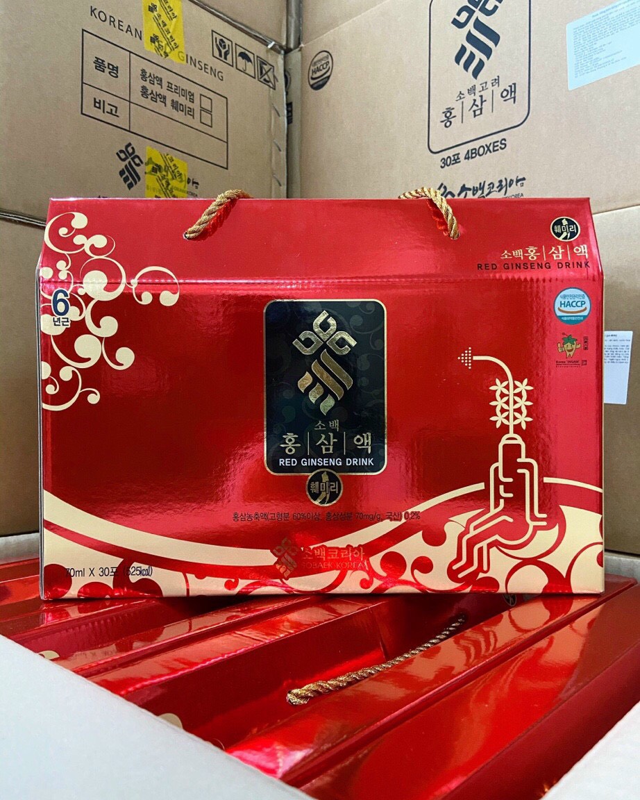 Hồng sâm nước 6 năm sobaek