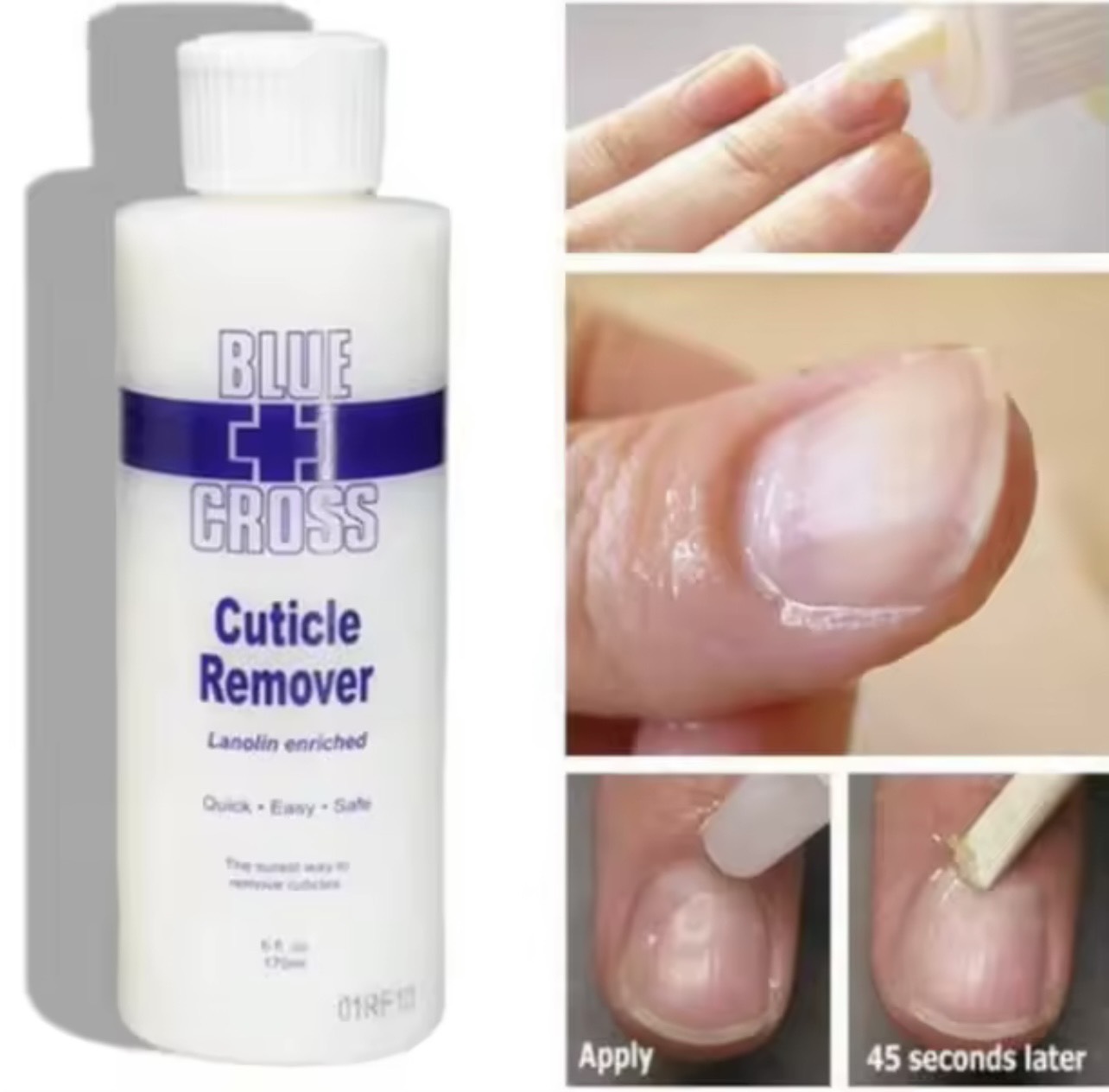 Nước làm mềm da Nail Blue Cross chính hãng - Kem mềm da Nail không cần ngâm nước 177ml