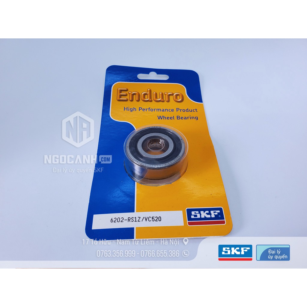 Bạc đạn xe máy skf enduro 6202-rs1z/vc520