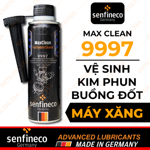 Senfineco 9997 Phụ gia vệ sinh hệ thống xăng xe hơi (ô tô) Senfineco Maxclean Fuel System Cleaner  [300ML]