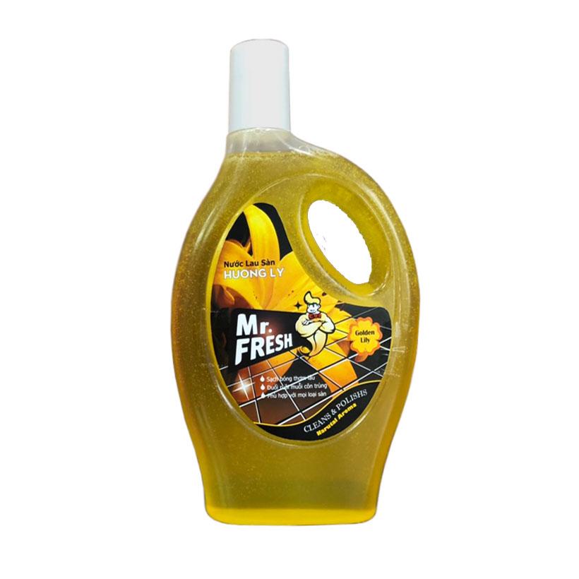 Nước thơm lau sàn Mr.Fresh 1.1L diệt khuẩn an toàn cho sức khỏe Hương ly