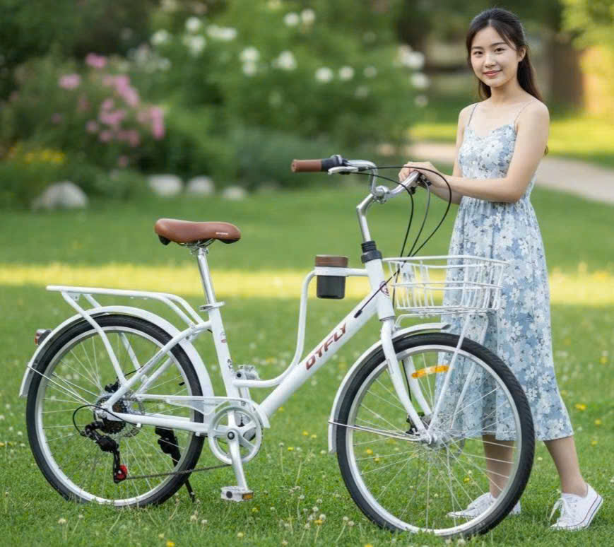 XE ĐẠP MINI KHUNG NHÔM CAO CẤP DT.FLY SIZE 26- HÀNG NHẬP KHẨU CHÍNH HÃNG