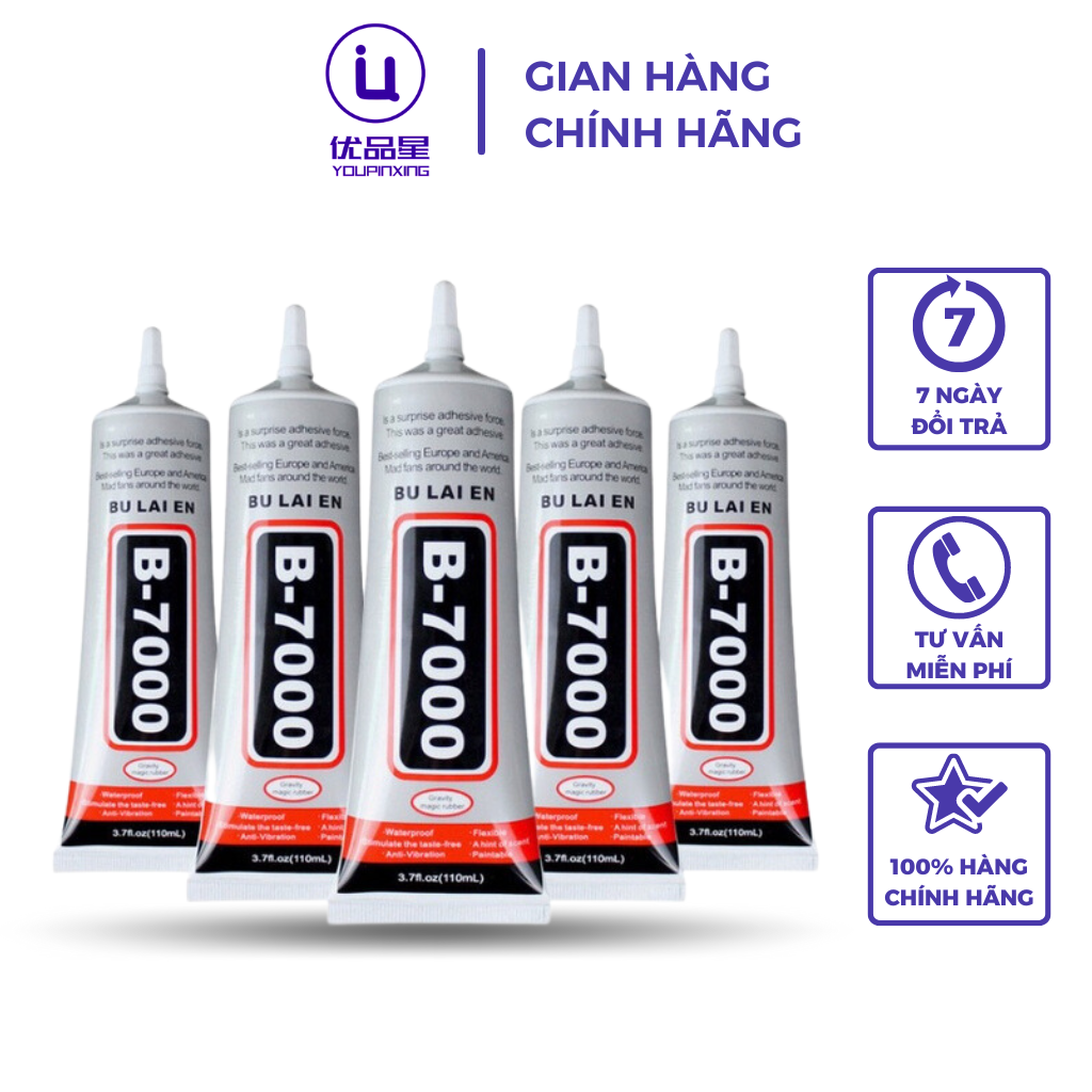 Keo dán màn hình điện thoại B7000 dung tích 50ml, 110ml siêu dính, dán gioăng, cảm ứng điện thoại, đồ nhựa