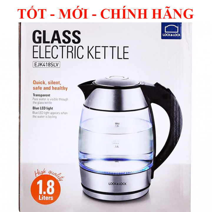 Ấm đun siêu tốc Lock&Lock 1.8L EJK418SLV