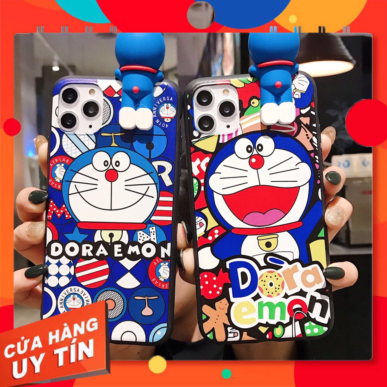 Ốp iphone Doremon dẻo siêu dễ thương, bảo vệ điện thoại 6plus/6splus/7plus/8plus/X/Xs/Xsmax/11/11promax