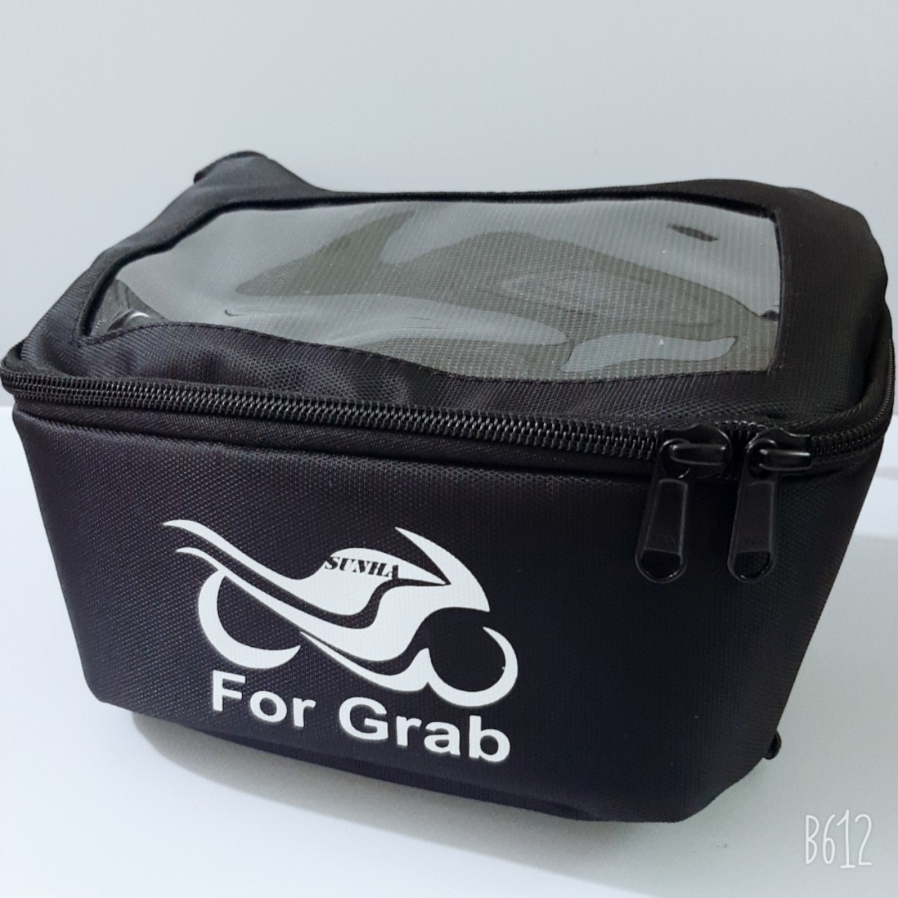 Túi treo đầu xe máy chống nước For Grab chuyên dụng tìm đường, đi phượt, vải bố chống nước màu đen lịch lẫm - Chotot24h Shop