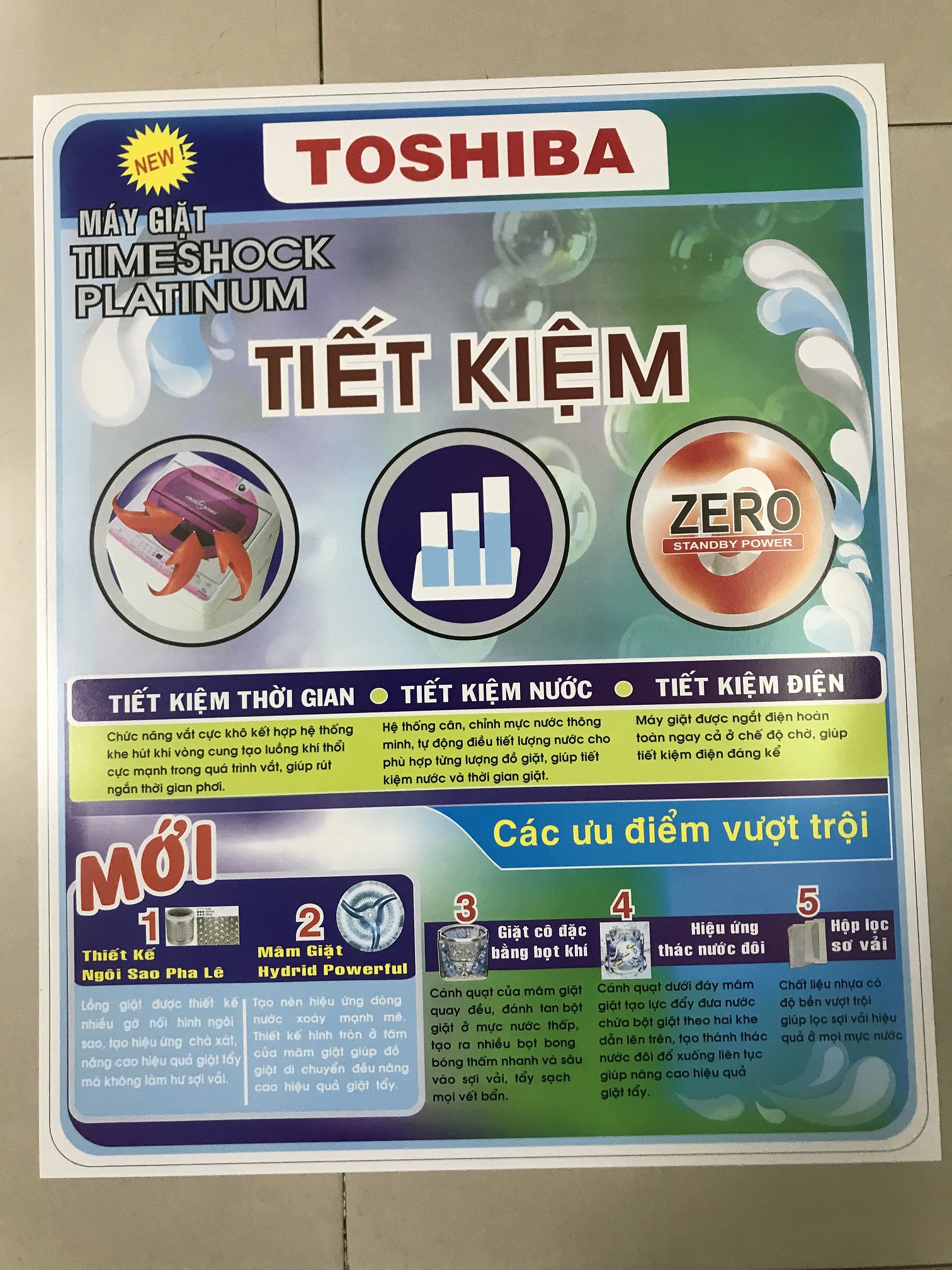 Tem dán máy giặt Toshiba/ Miếng dán máy giặt Toshiba