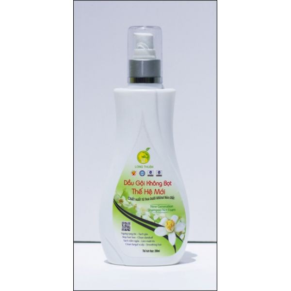 Dầu gội không bọt thế hệ mới - chai 200ml - long thuận
