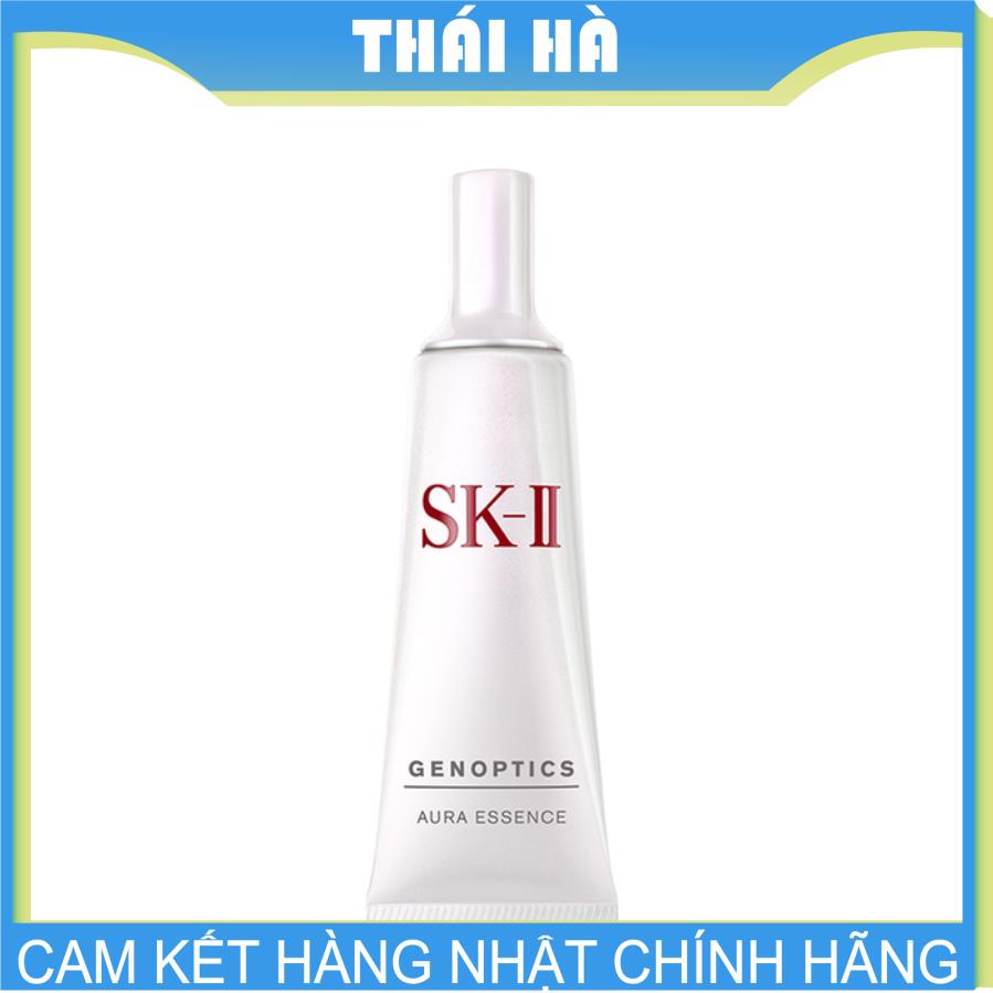 [HCM]Serum Dưỡng Trắng Da SK-II Genoptics Aura Essence 10ml ngăn ngừa sự hình thành hắc tố làm sạm, nám da giúp dưỡng trắng và tái tạo da, giúp dưỡng ẩm sâu cho da, phục hồi làn da khô ráp