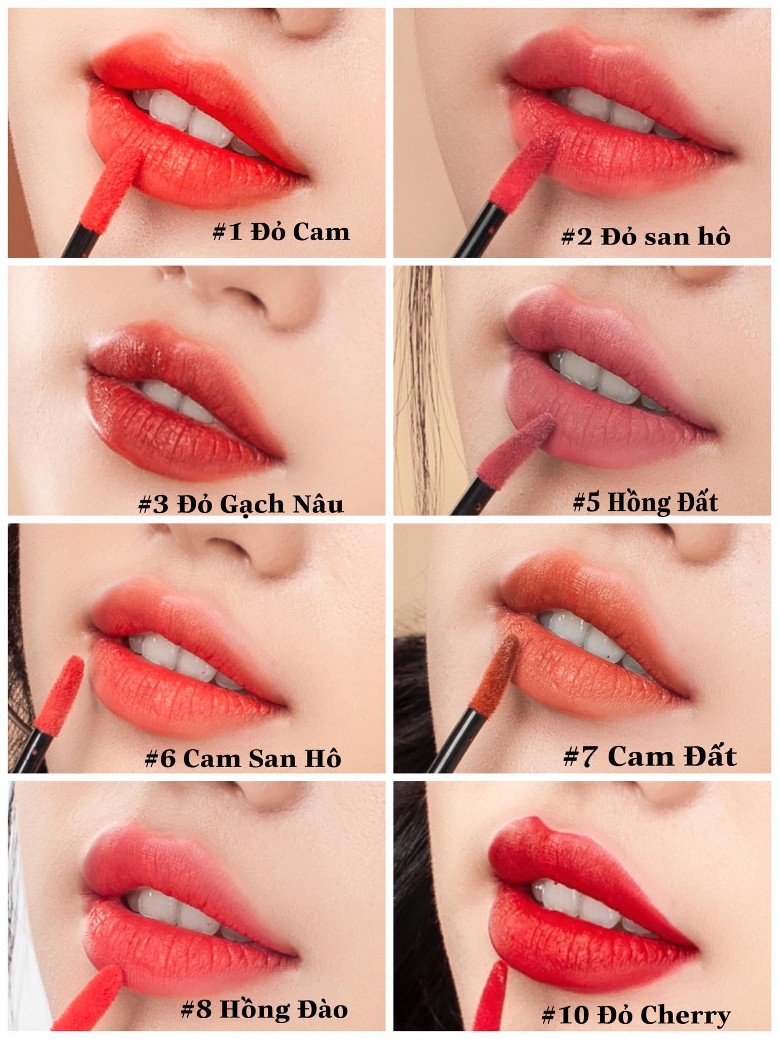 SON KEM LÌ ROSES MATTE LIPSTICK PHIÊN BẢN MỚI 2019 SIÊU HOT (inbox màu)