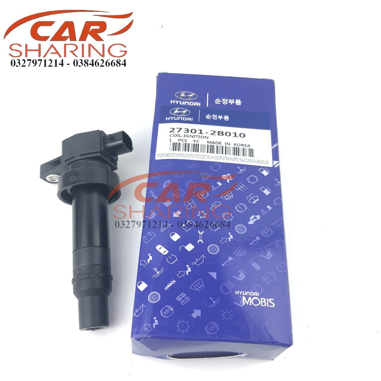 Mô bin mobin đánh lửa avante, accent, elantra, carens, cerato, rio - mã oem: 27301-2b010