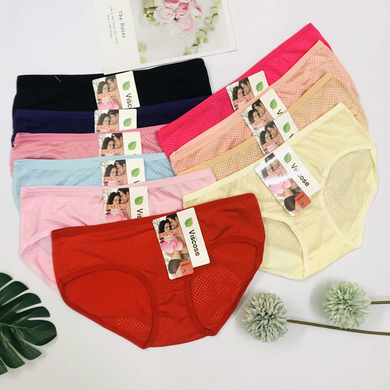 5 Quần lót Thái Lan coton thông hơi cao cấp freesize dưới 58Kg- Shop đồ lót xinh- THunthai2 - Shop đồ lót xinh