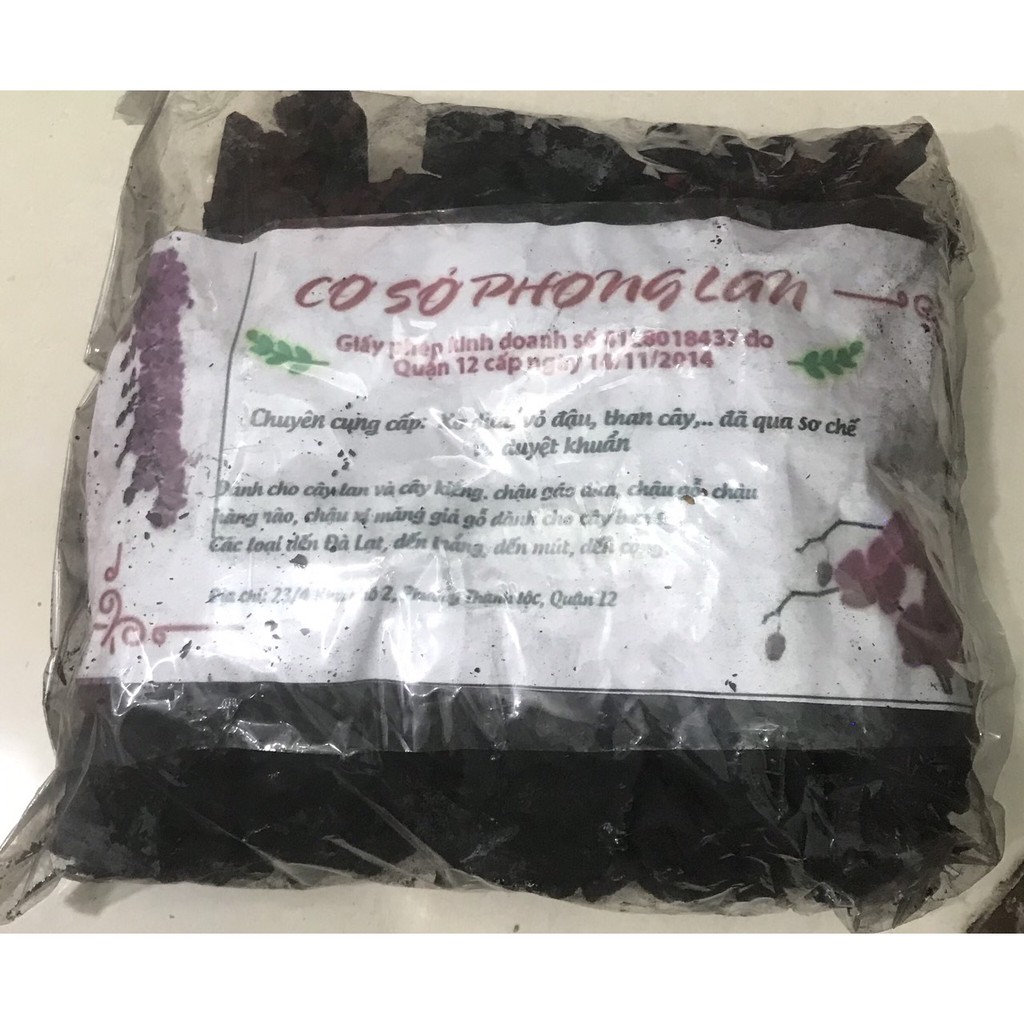 [HCM]Than Hoa Than Củi - Giá Thể Trồng Lan Đã Qua Xử Lý