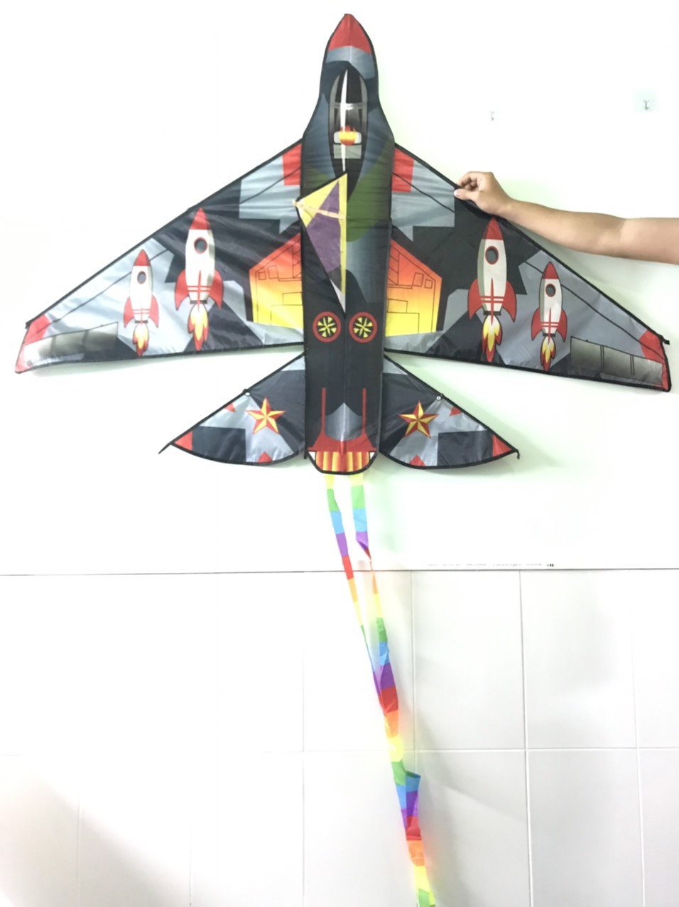 [HCM]COMBO 1 TẶNG 1- Diều MÁY BAY + Tặng tay cầm thả diều lớn 150m dây  - ẢNH THẬT