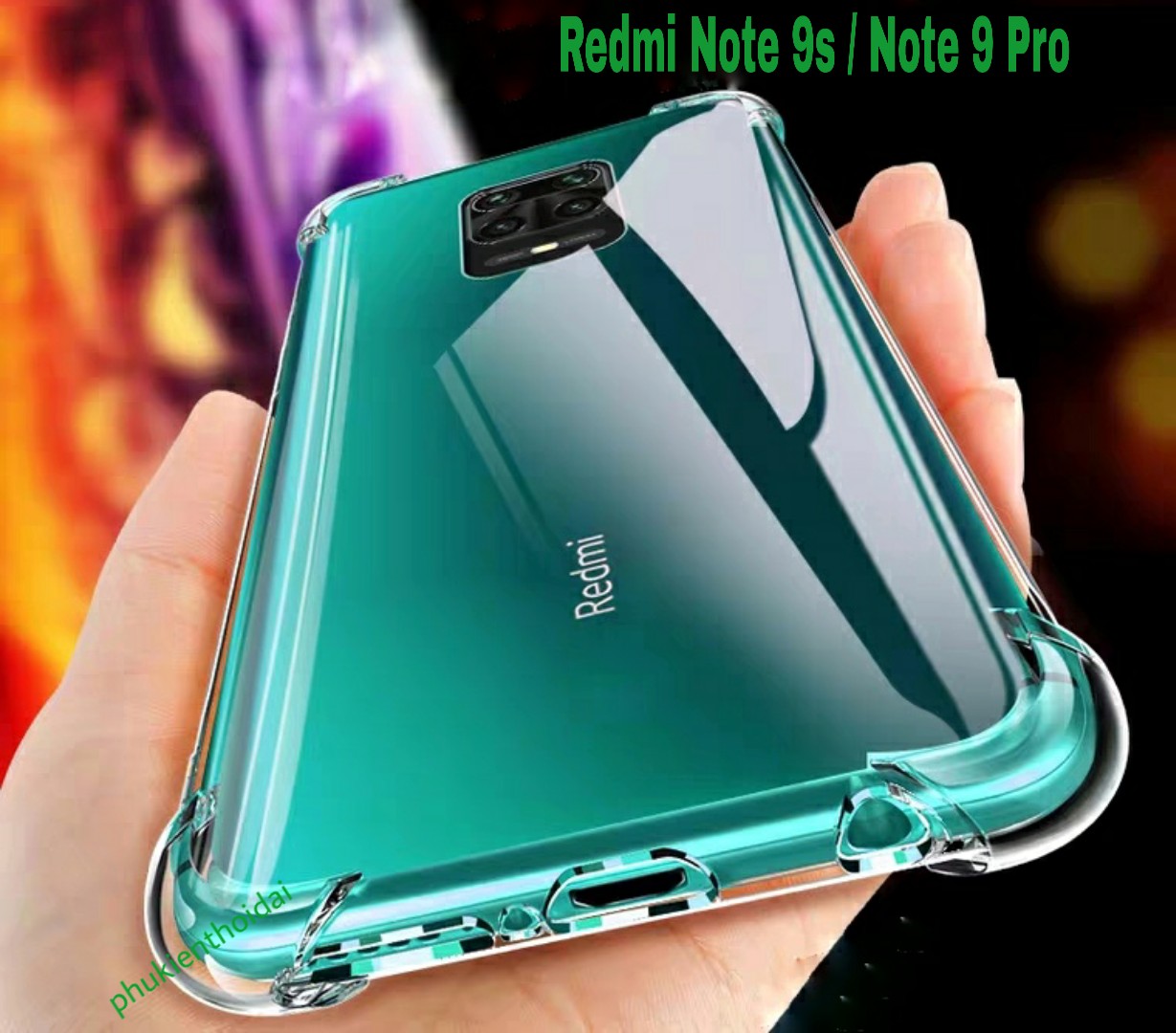 Ốp lưng redmi note 9s / note 9 pro / note 10 pro / note 11 pro / note 12 pro 5g dẻo trong suốt lồi 4 góc chống ố vàng chống va đập
