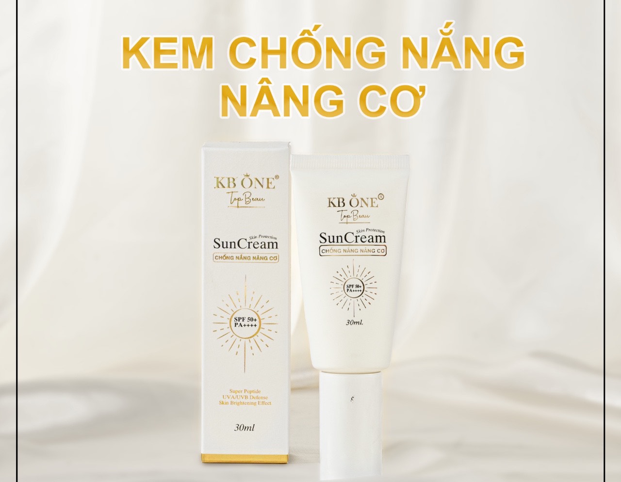 Kem chống nắng nâng cơ Kbone Top Beau 30ml