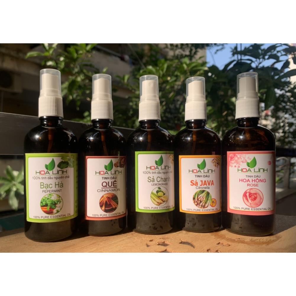 Chai xịt 50ml - tinh dầu thiên nhiên nguyên chất 100% hoalinh | tự chọn mùi