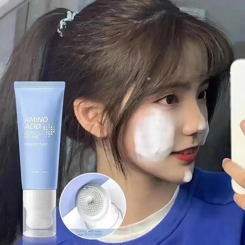 Sữa rửa mặt làm trắng da tẩy tế bào chết lấy sạch bụi bẩn giúp da trắng sáng axit amin pha cleansing foam 120ml
