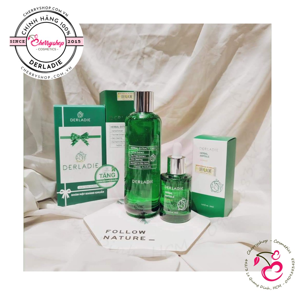 Tinh Chất Derladie Herbal Ampoule For Blemish