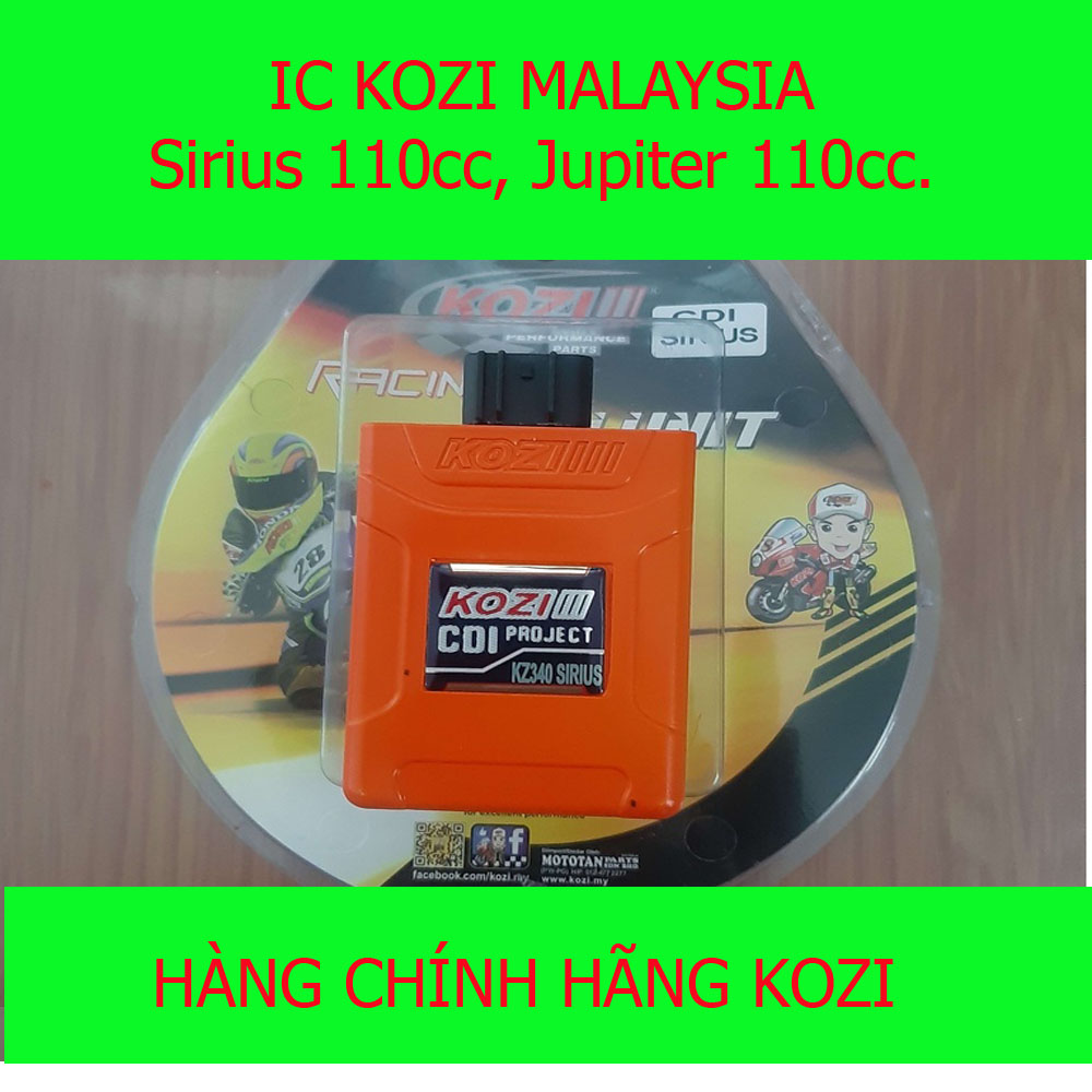 IC độ Kozi mở tua cho xe Sirius 110cc, Jupiter 110.