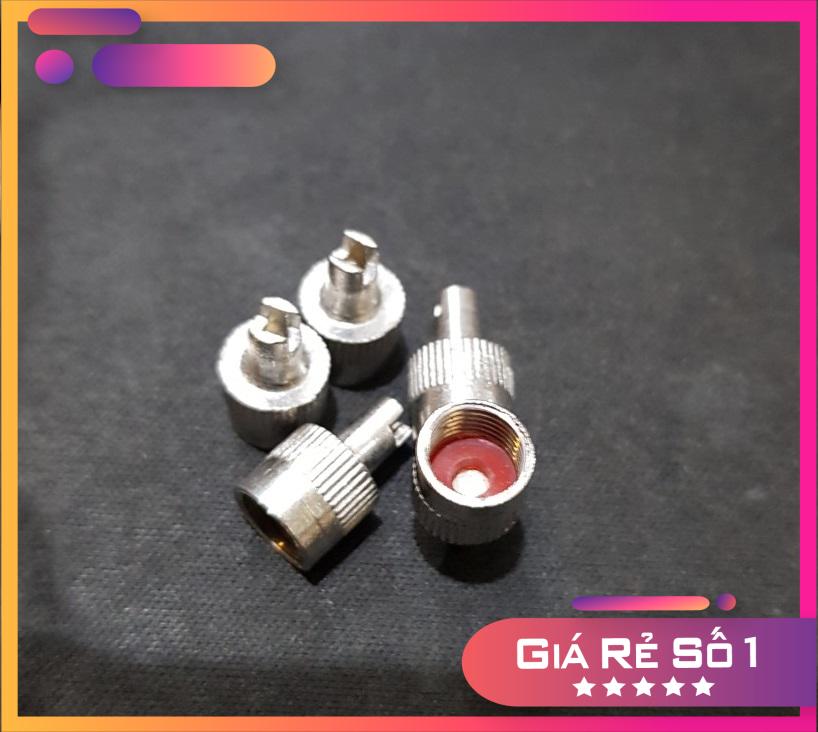 [ Bách hóa 1 không 2 ] Combo 5 Nắp van bơm lốp xe đầu có khe cực tiện lợi cho xe hơi, xe máy, nắp vòi xe máy kèm mở kim ti van-vòi