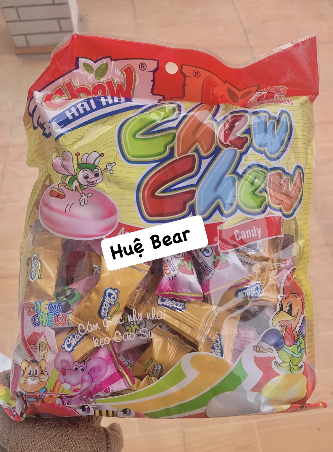 Bịch kẹo chew chew trái cây hải hà
