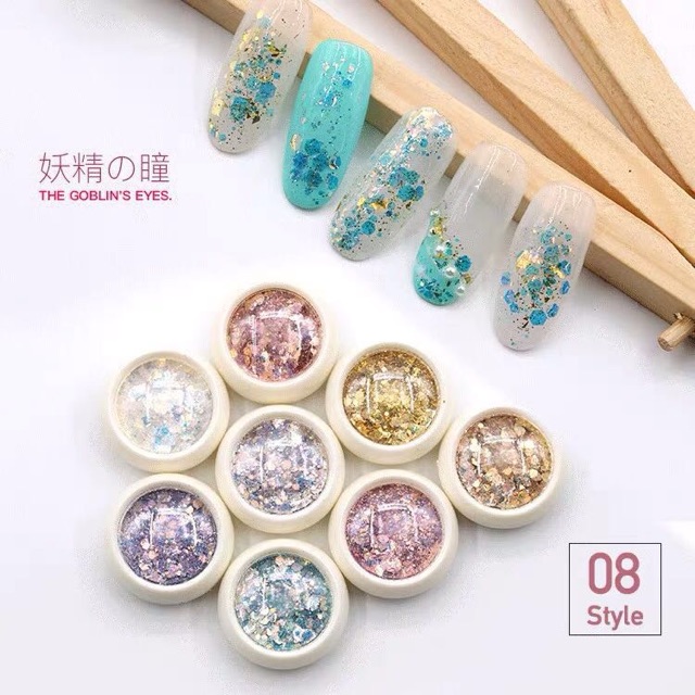 [HCM]NHŨ KIM TUYẾN SIÊU SÁNG 8 MÀU TRANG TRÍ MÓNG