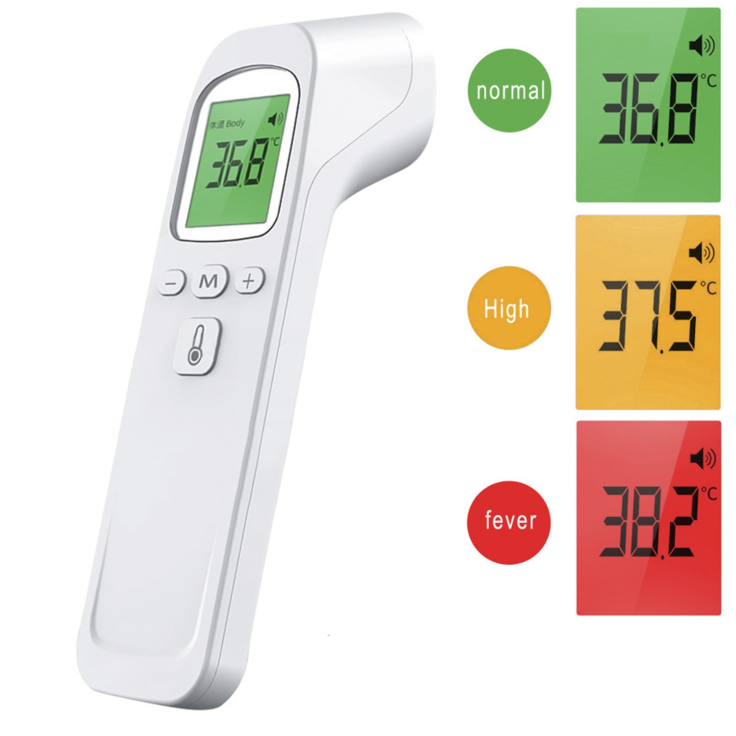 Nhiệt Kế Điện Tử Hồng Ngoại Đo Nhiệt Độ Không Cần Tiếp Xúc FTW01 / YHKY-2000, Tặng kèm 2 viên pin AAA, Bảo hành 12 tháng