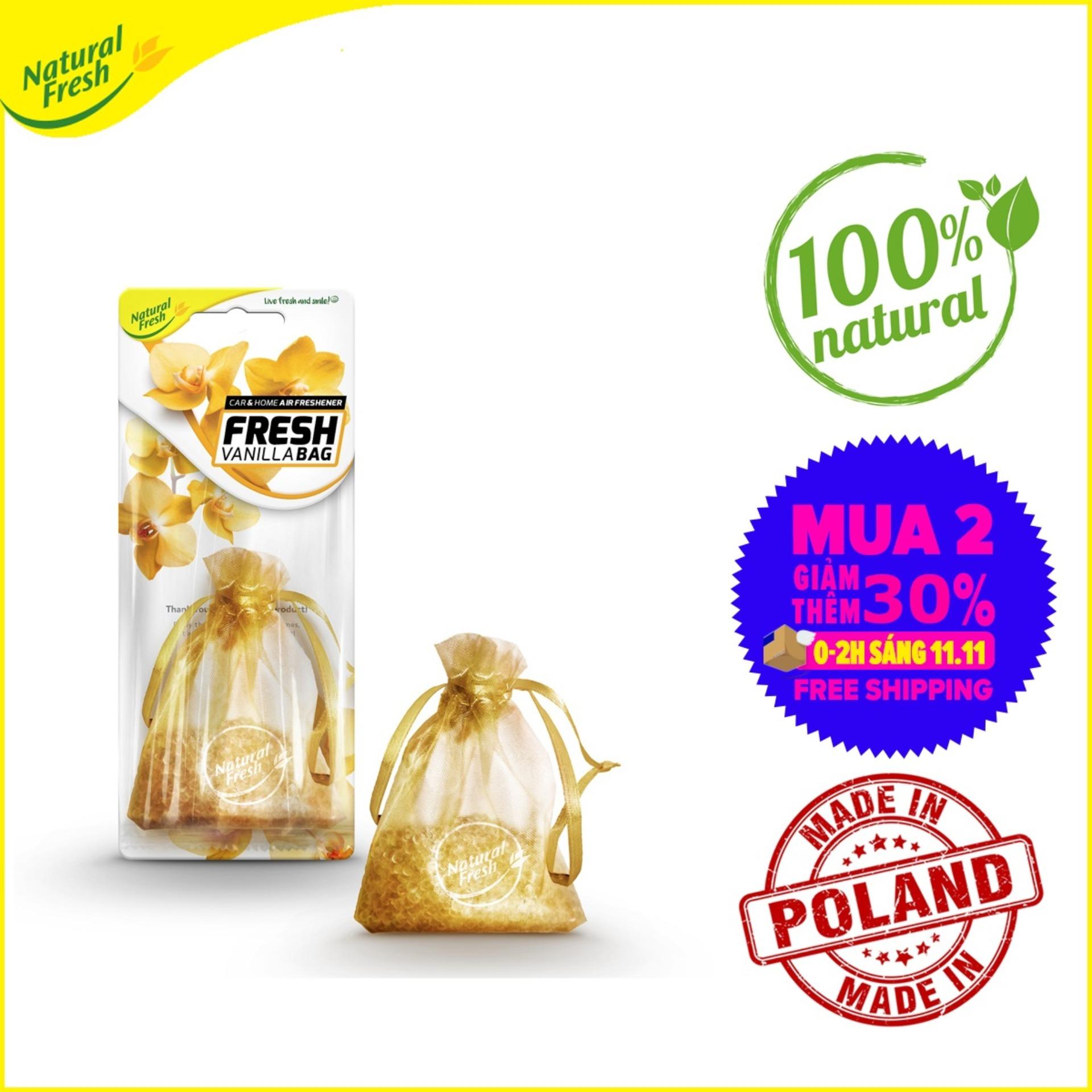 Túi sáp thơm treo ô tô, tủ quần áo Elix Natural Fresh (Vanila) SP015
