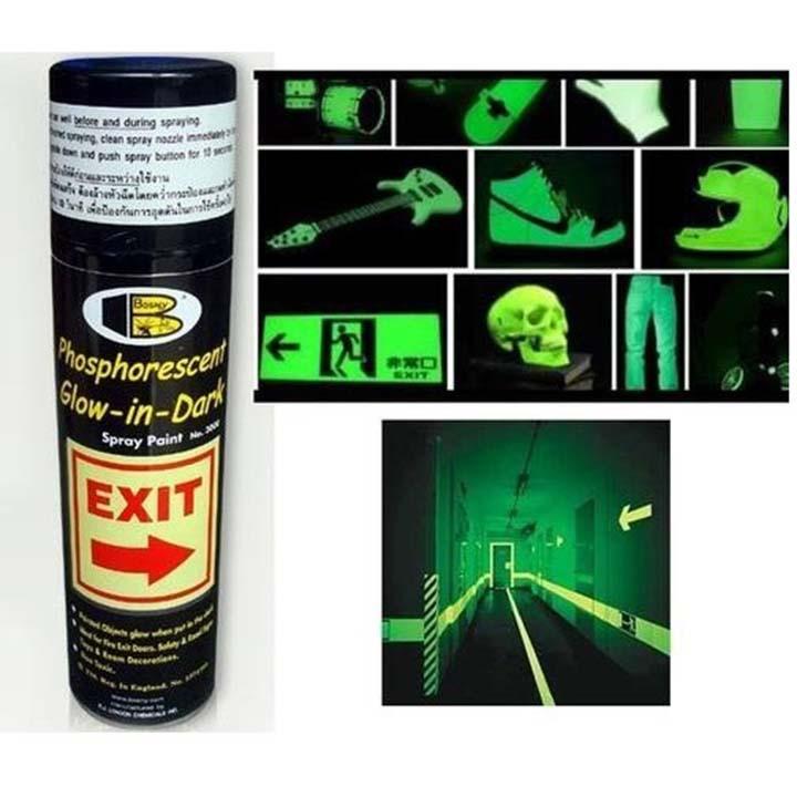 Sơn phát sáng trong tối-Sơn Dạ Quang( Phosphorescent) Bosny