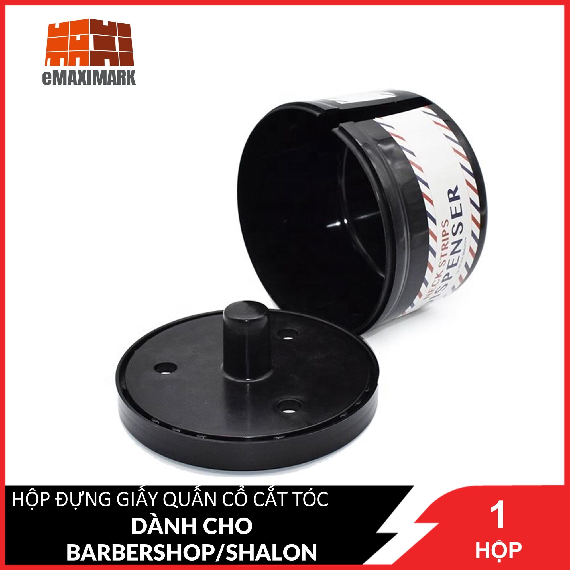 Hộp Đựng Giấy Quấn Cổ Cắt Tóc Dành Cho Barbershop Salon