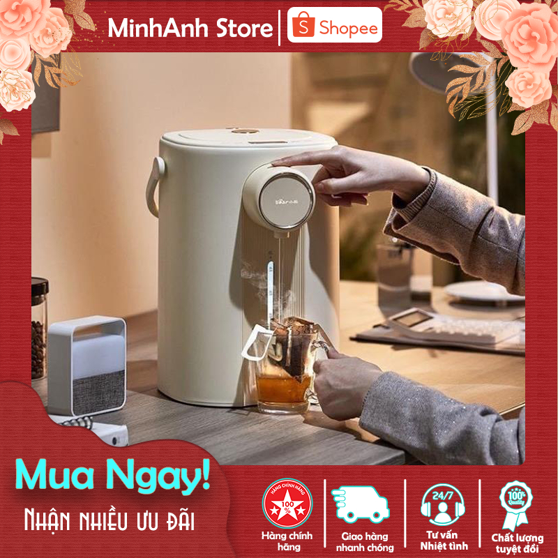 Bình thuỷ điện đun sôi giữ nhiệt tự động bear zdh-h50e1