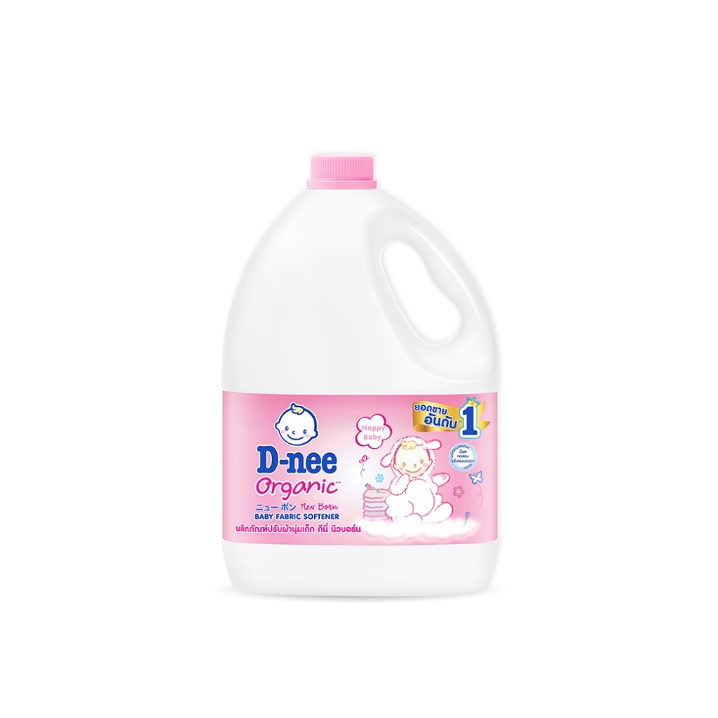 Nước xả mềm quần áo em bé d-nee hồng 2.8l